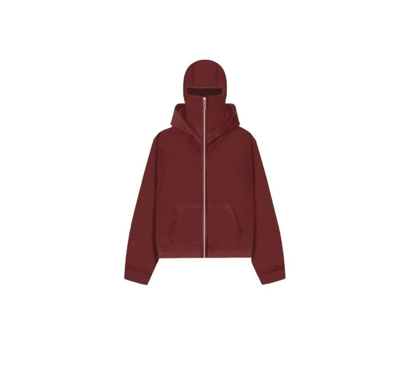 Men's Hooded Zip-Up Baseball Jacket